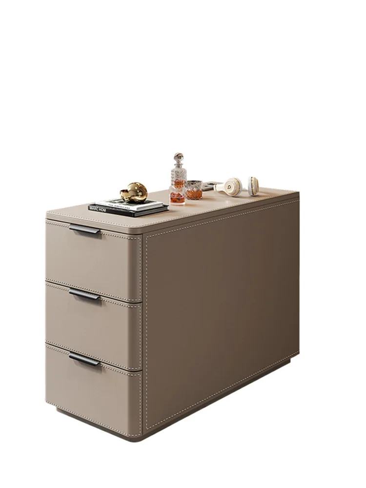 

Light luxury Italian style, minimalist sofa side cabinet, guest hall