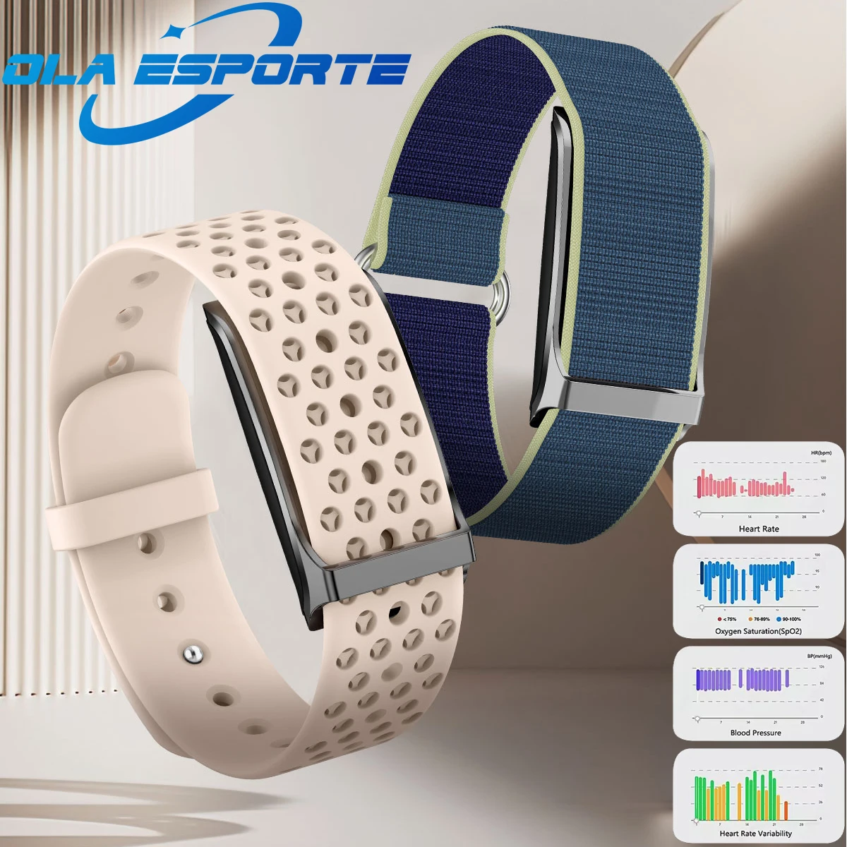 

Bands No Screen Smart Watch Men's Sports Outdoors Fitness Heart Rate Monitor 1ATM Waterproof New Smartwatch For Android IOS 2025
