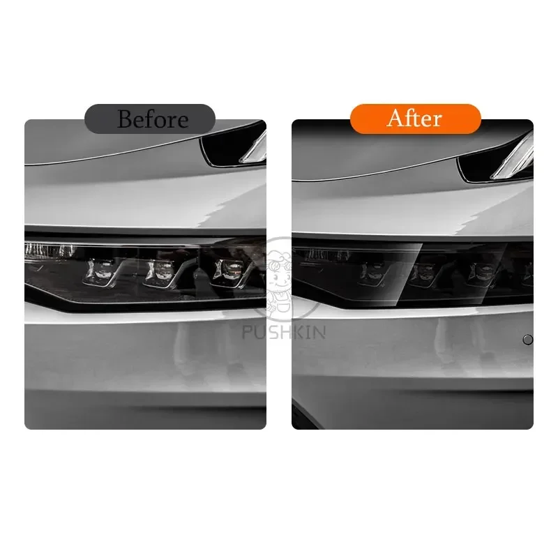 For Zeekr Krypton 001 2022 2023 TPU Blackened Headlight Taillight Foglight Protective Film Car Modification Color Changing Film