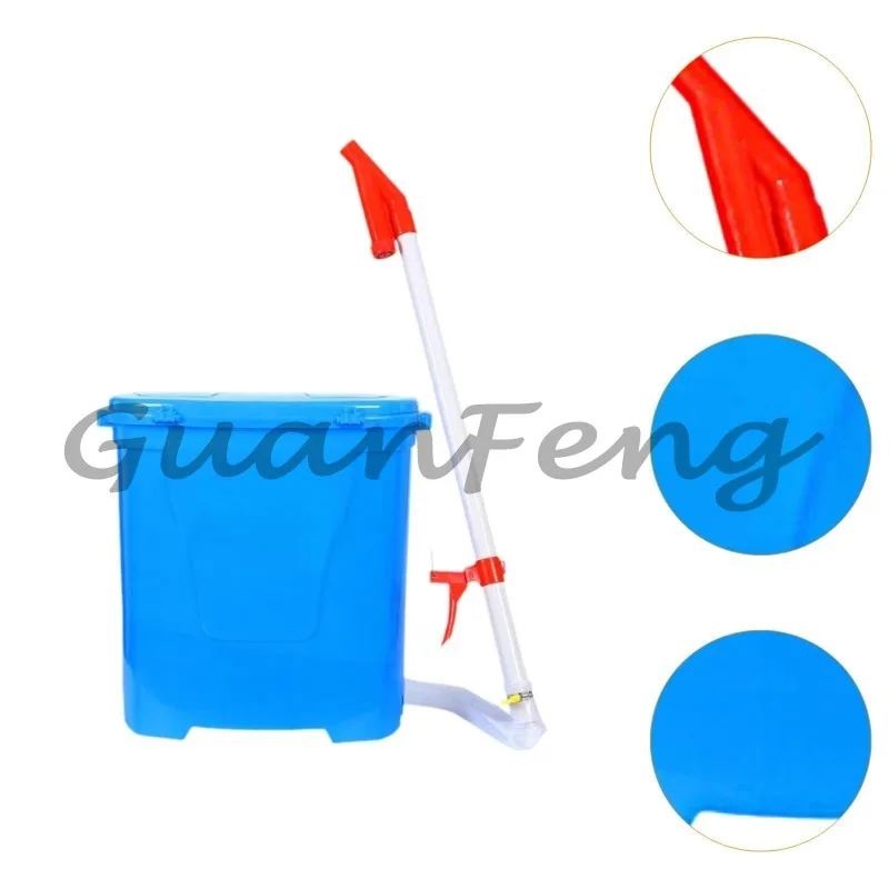 25L ergonomic backpack manual granular fertilizer spreader