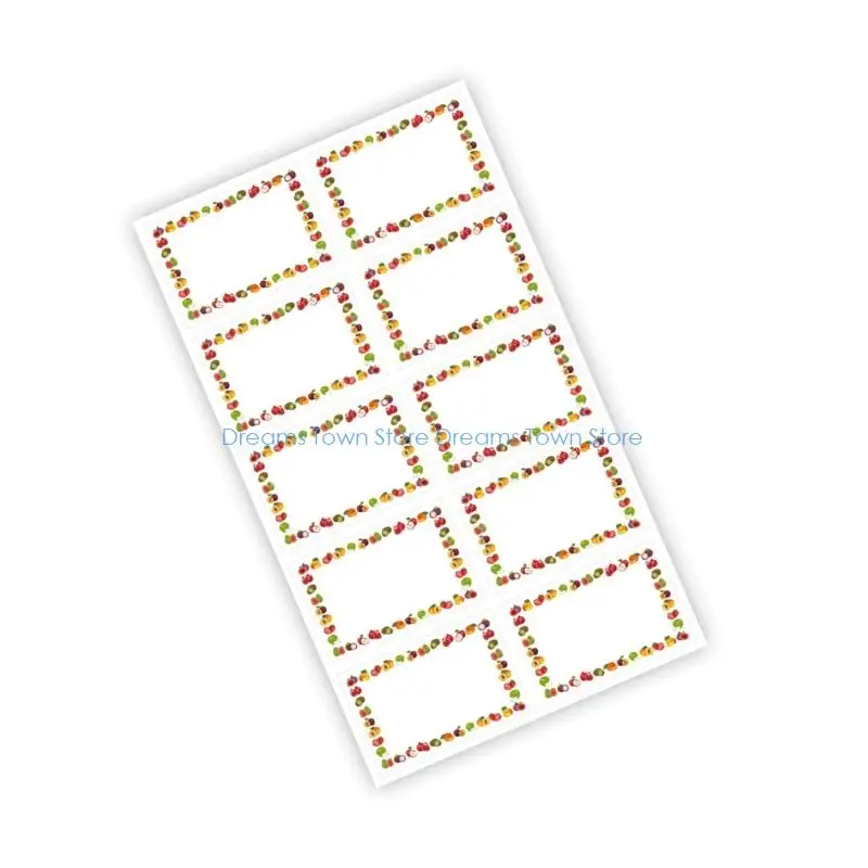 Adhesive Storage Labels Sticker For Food Containers Spice Tin Glass Jar