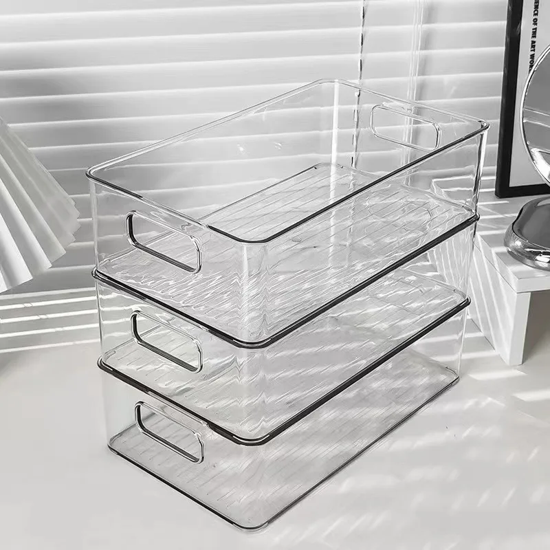 

2024 Student Desktop Storage Box Transparent Storage Rack Sundry Dormitory Jewelry Storage Box Simple Stationery Office Desks