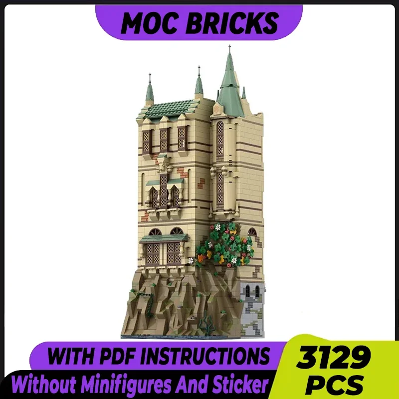 

Известная школьная модель фильма Moc, строительные кирпичи, солля, классная технология, модульные блоки, подарки, рождественские игрушки, наборы «сделай сам», сборка