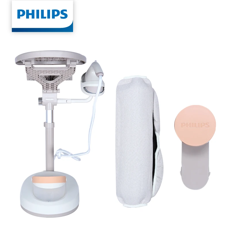 PHILIPS Vertical Garment Steamer STE5050 2000W 1.8L Water Tank 90 Degrees Rotatable Board Ceramic Soleplate Multiple Ironing Mod