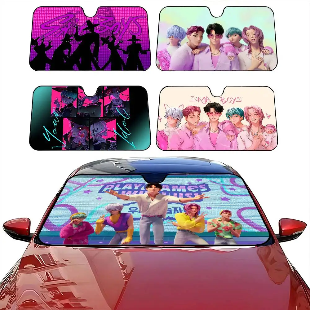 

The Saja Boys Windshield Car Sunshade Funny Animal Windshield Sun Shade Window Cars Folding Rays Sun Visor Protector
