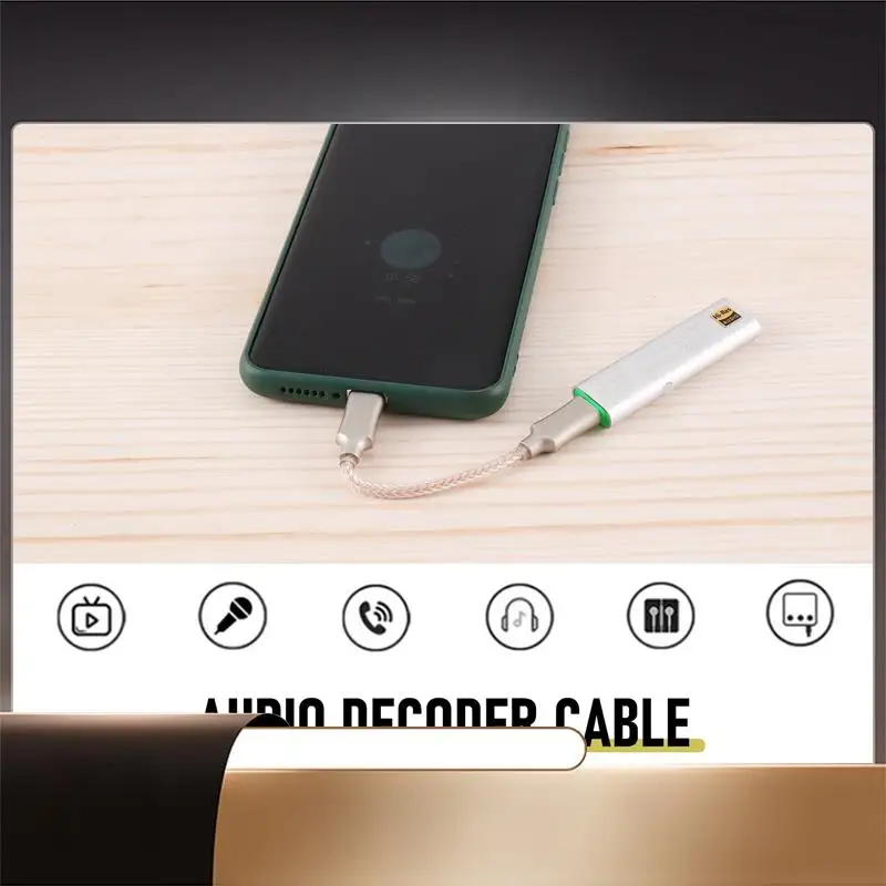 

ТИП C до 3,5 мм DSD256 для наушников Android, адаптер усилителя ЦАП, портативный USB Cirrus Logic Hi-Fi для Ios Win10 PC-N35R