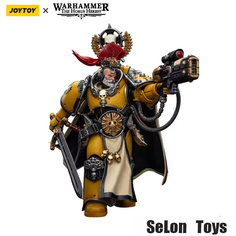 

JOYTOY Warhammer 40K 1/18 Action Figure Imperial Fists Legion Praetor with Power Sword Anime figures Toys Model