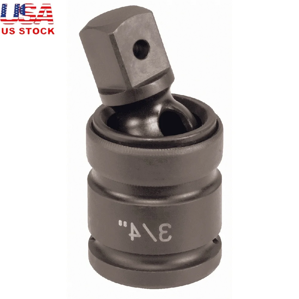 

3/4" Drive 3/4" Male Universal Joint Chrome Moly Steel Pin Hole Impact Tool Socket 3006UJ High Quality Durable Heavy Duty