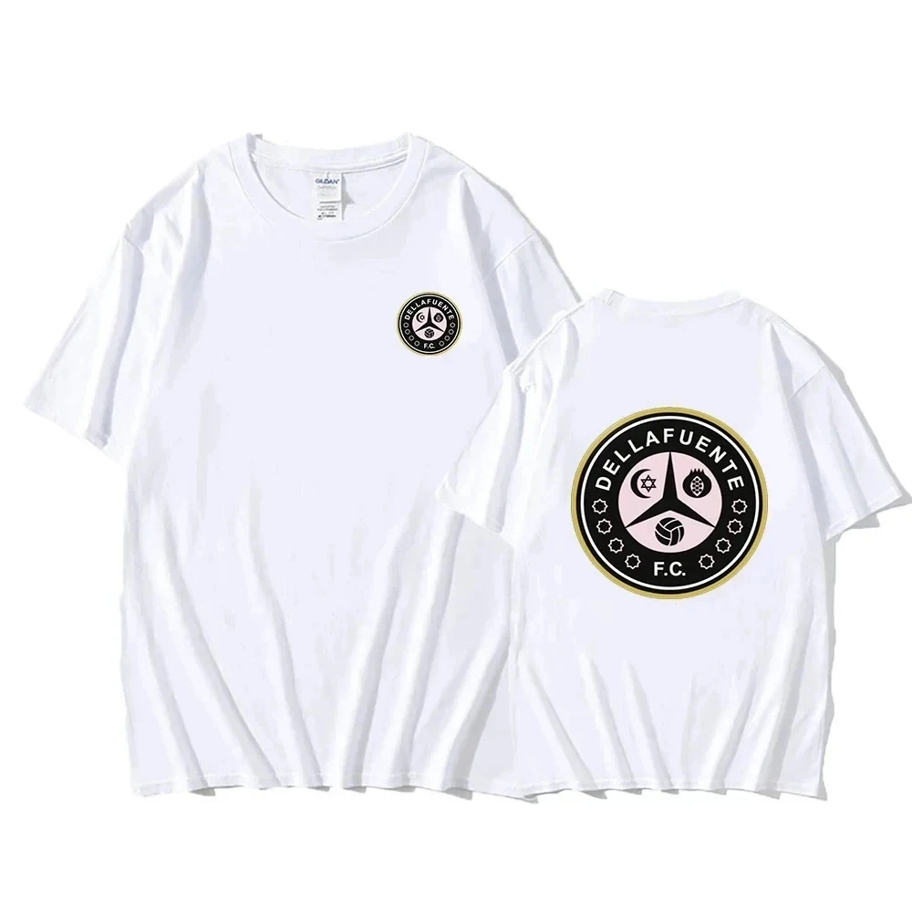 

Dellafuente FC Cartoon T Shirt Manga Street Cotton T-shirt Summer Short Sleeve Womens Tees Harajuku Fashion Clothes Tops Shirts