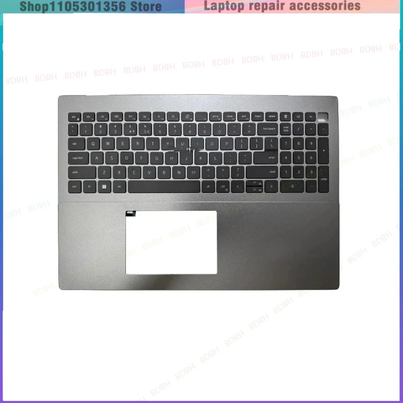 New Keyboard For Vostro 16Pro 5630 V5630 Laptop Palmrest Upper Cover Top Case with US Layout Keyboard Backlit Grey Shell 0NF3R9