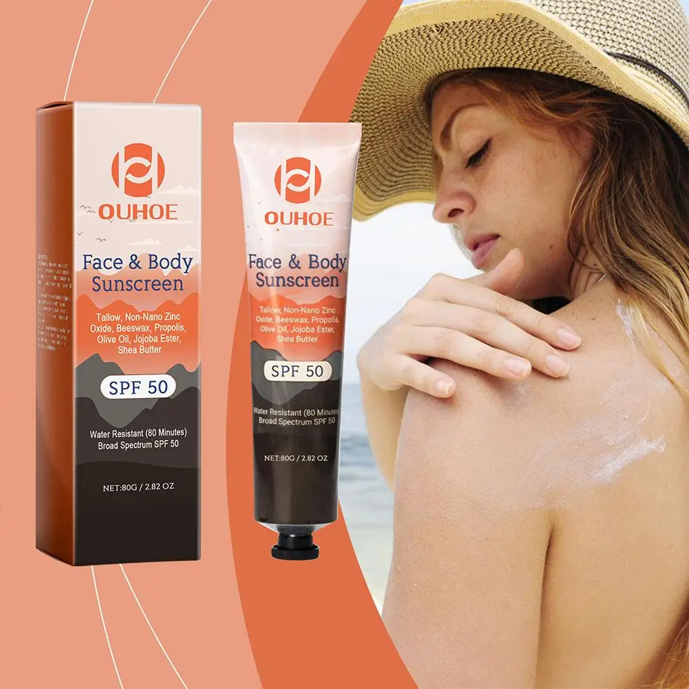 Facial Body Sunscreen SPF 30+ Anti Sun Protection Effectively Lightweight Moisturizer Waterproof Refreshing Oil Control Sunblock