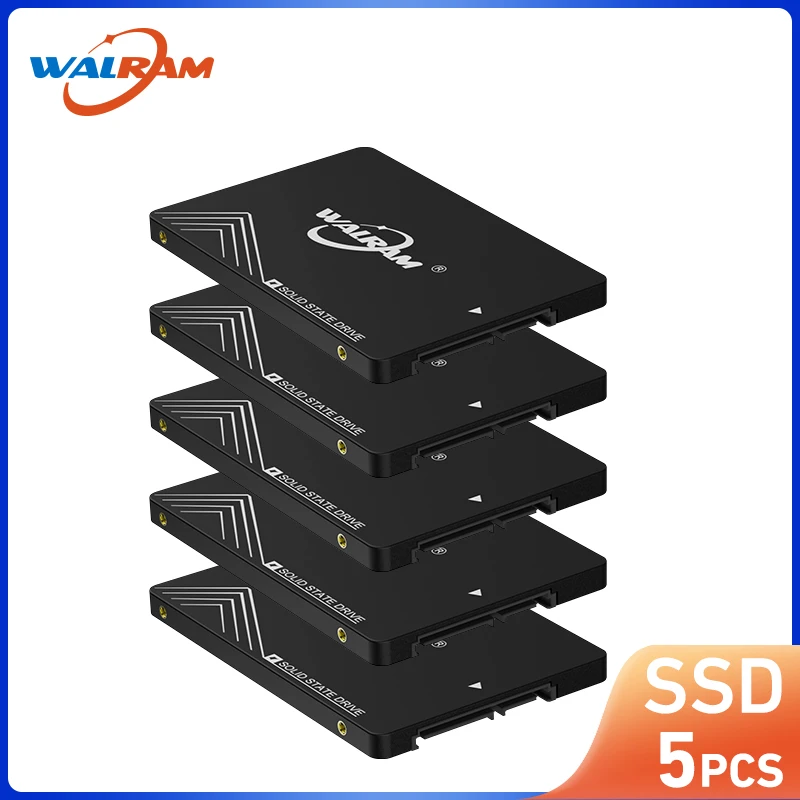 5pcs WALRAM 2.5' 'Sata3 Ssd 120gb 128gb 240gb 256gb 480gb 512gb 1TB Hdd Internal Hard Disk Solid State Drive for Desktop Laptop