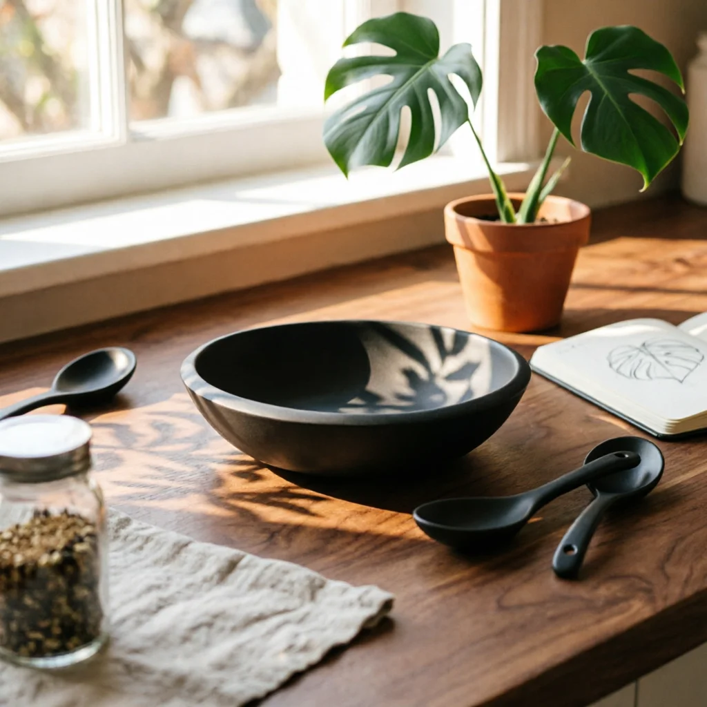 

Wooden Fruit Tray with Handles Decorative Oval Wooden Bowl Carved Wood Platter Artisan Tabletop Stand Low-Height for Home Decor