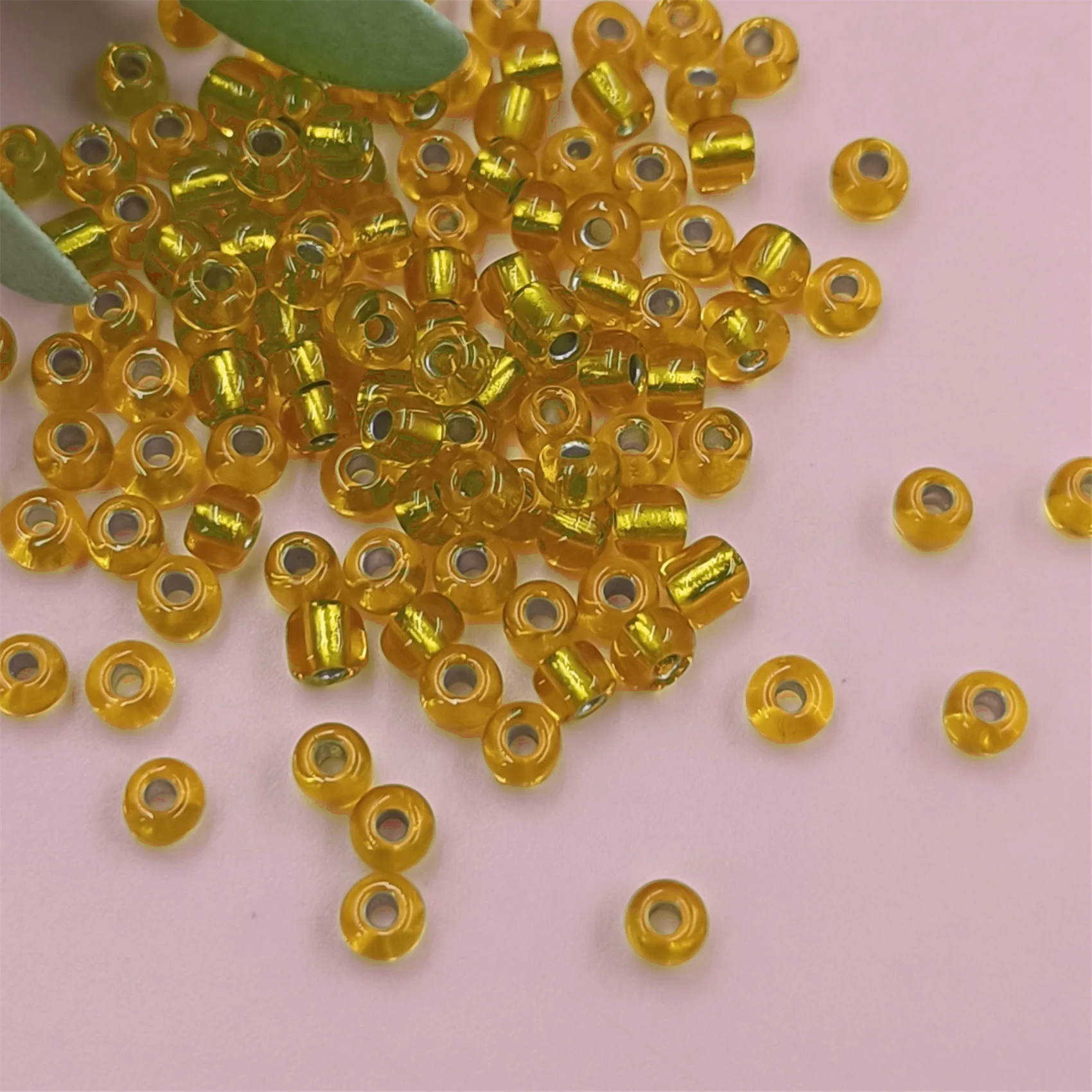 4mm 100Pcs Colorful Charm Glass Seed Loose Spacer Beads For Jewelry Making DIY Earrings Necklace Bracelet Handmade Material