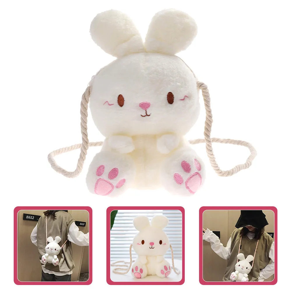 

Bunny Bag Soft Cartoon Crossbody Shoulder Bag Lightweight Women Kids Gift Perfect for Travel Birthday Christmas