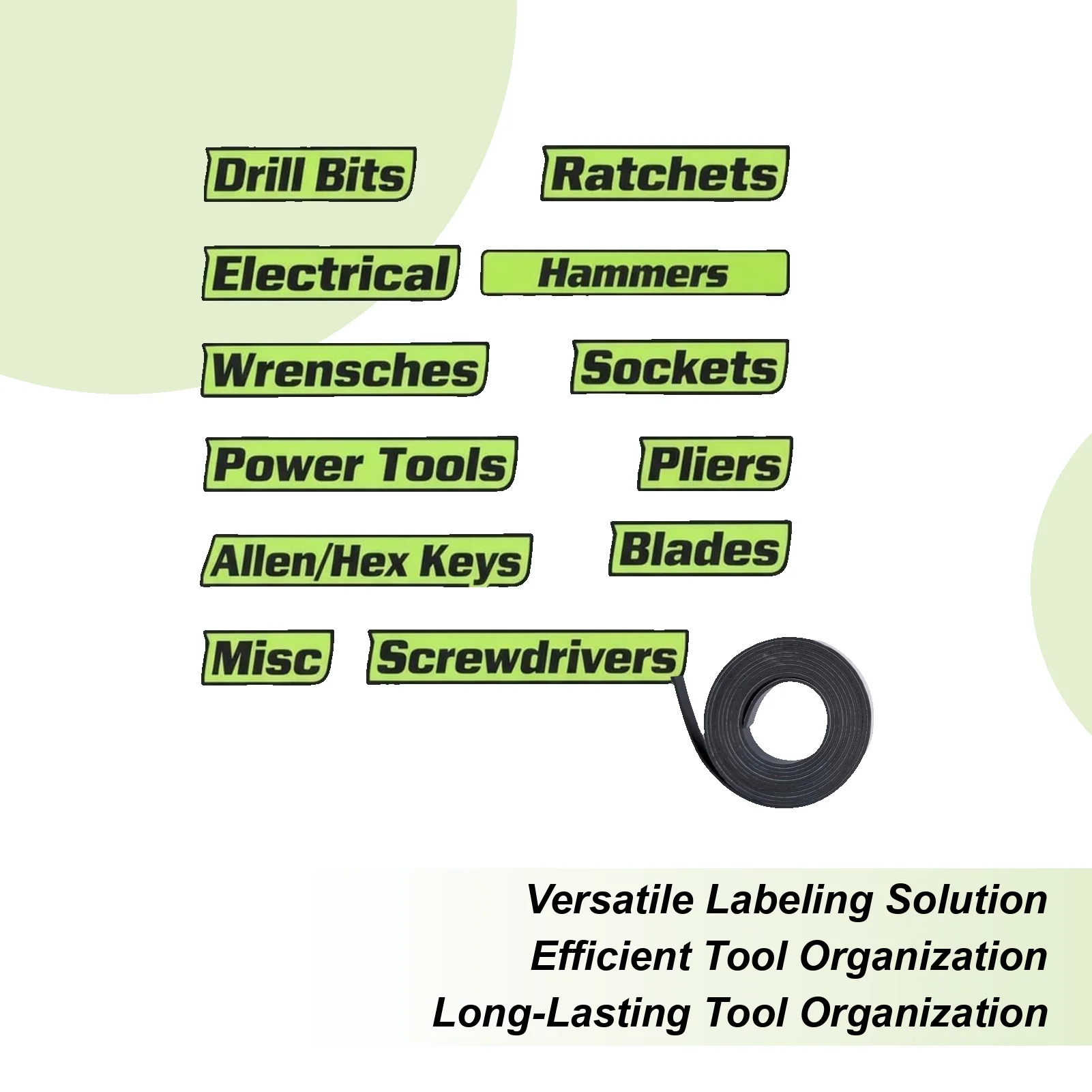 Magnetic Toolbox Labels With Magnet Stickers Drawer Tags Toolbox Magnetic Labels For Identifying Classification Carts Garage