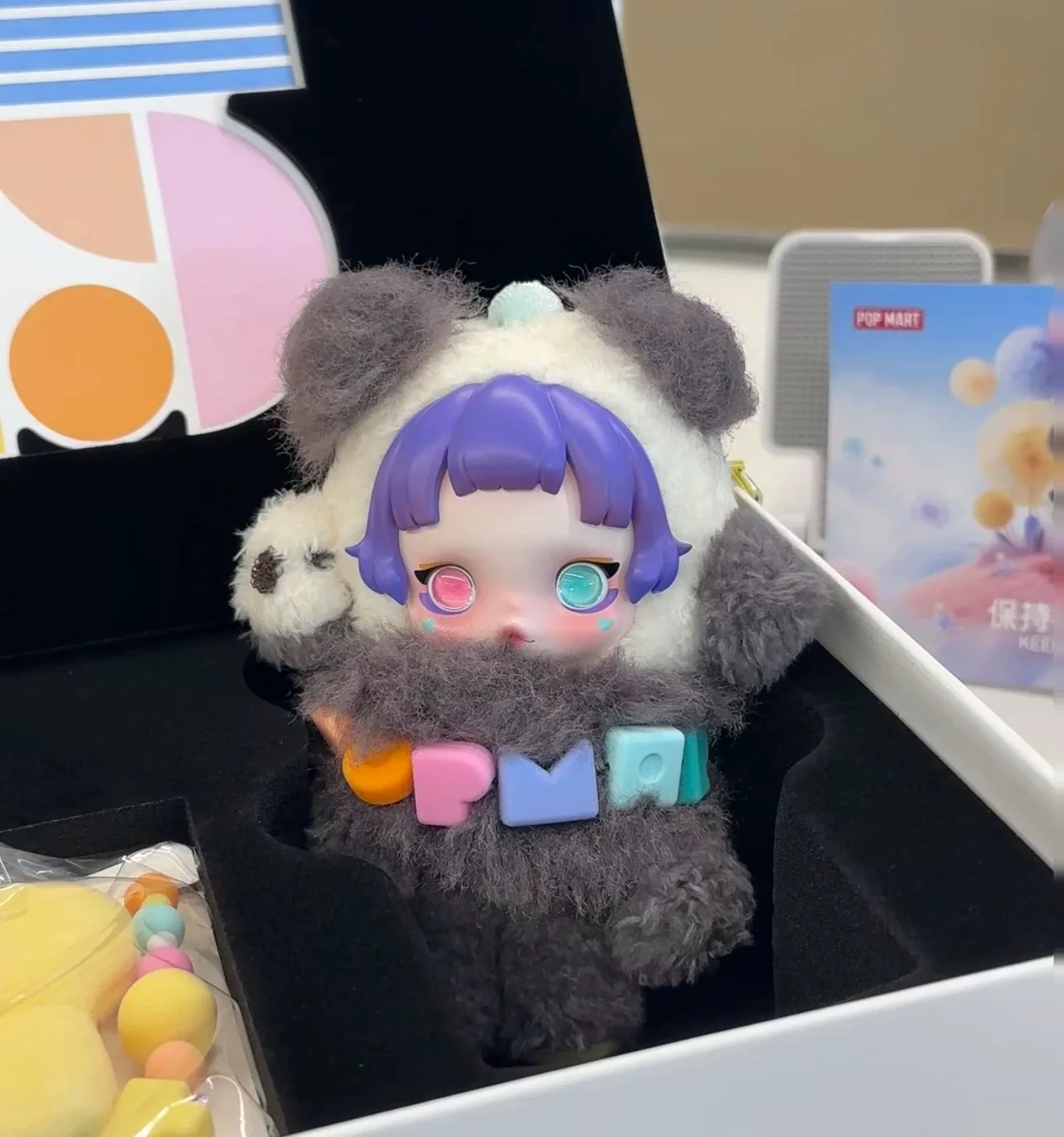 

POP MART SKULLPANDA 15-летие: Ленивая панда, виниловая плюшевая кукла-подвеска, лимитированная серия, слепая коробка, декор для дома и подарок для рабочего стола