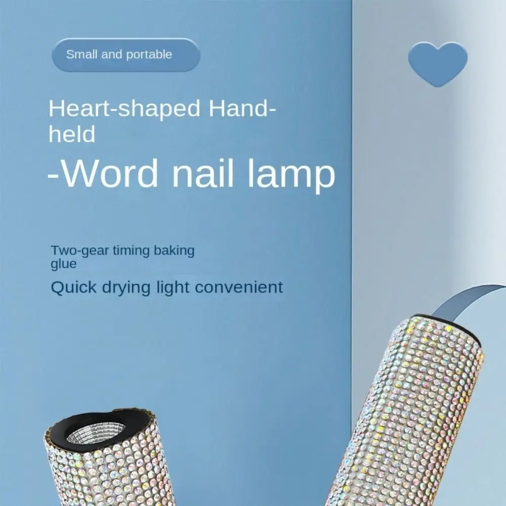 الفاخرة USB آلة مجفف الأظافر لامعة التجفيف السريع UV LED مسمار مصباح باليد 30/60s الموقت مصباح يدوي صغير القلم تمديد مسمار