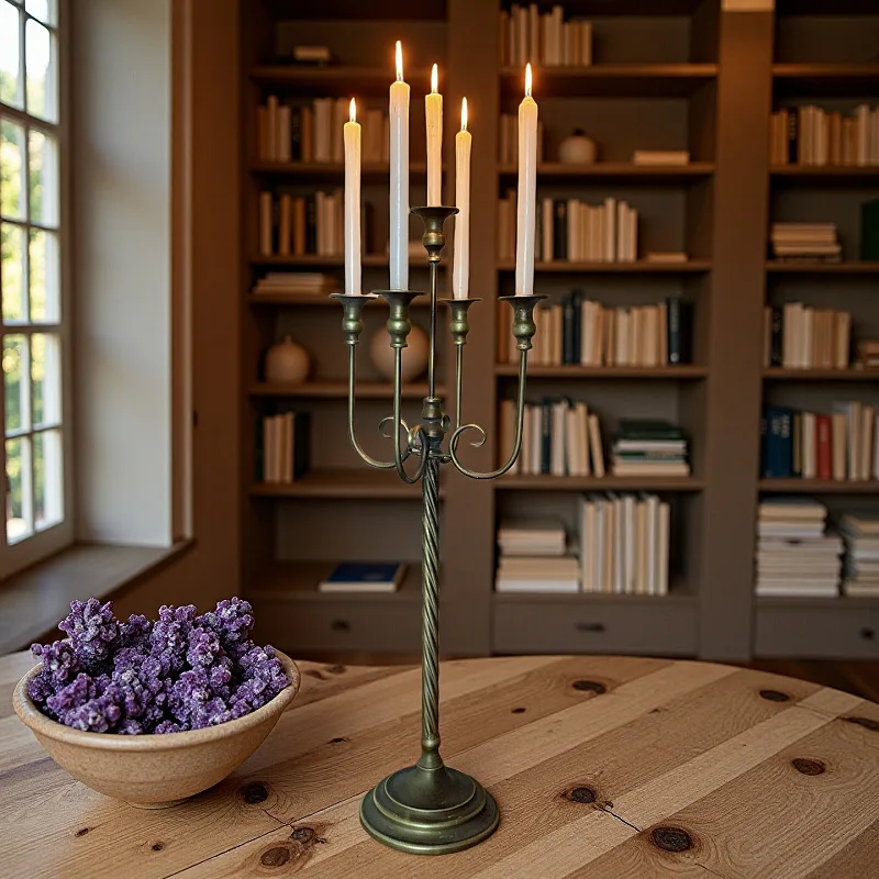 American Iron Candlestick Retro Branched Candelabra Multi Headed Candle Vessel Home Hotel Decors