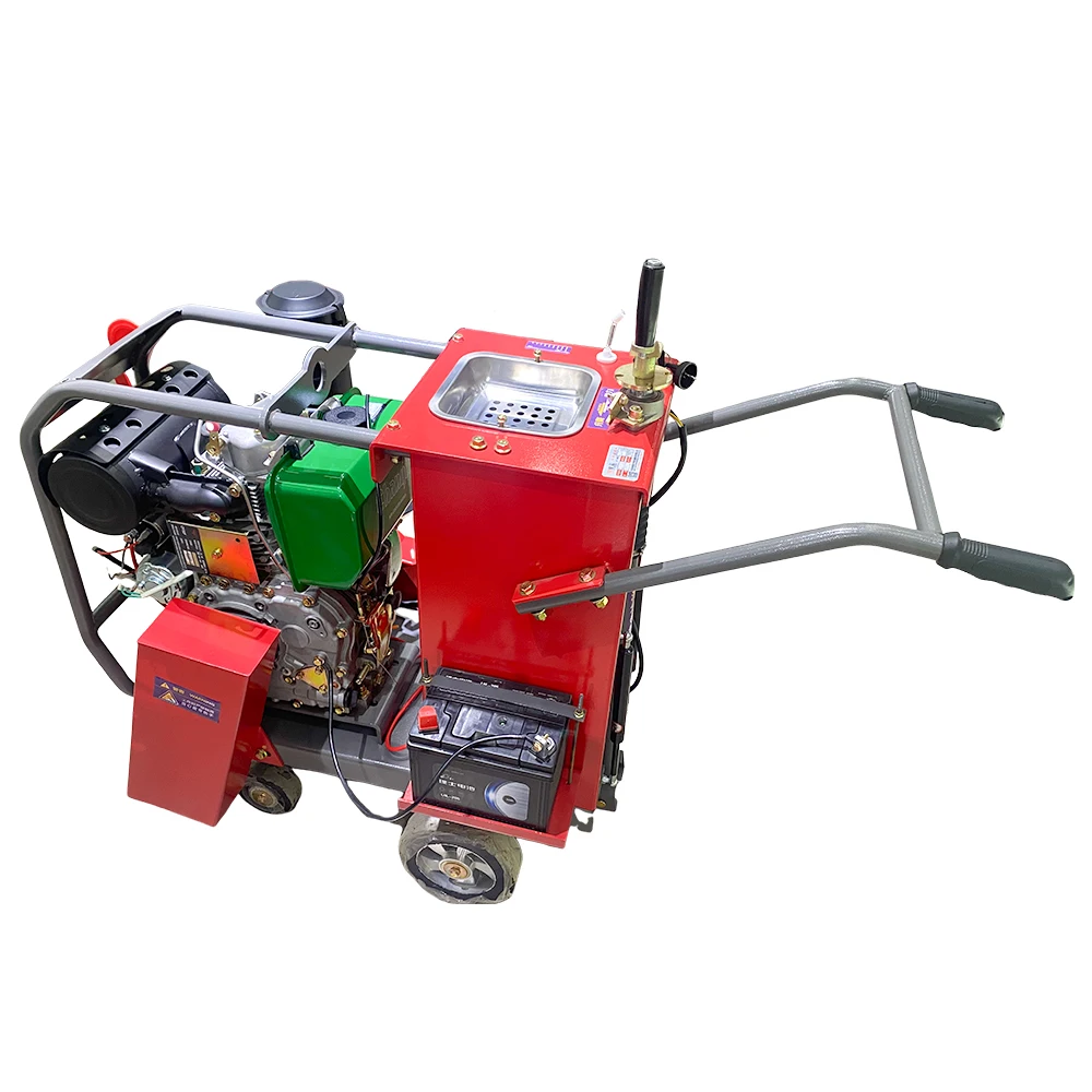 

Building roads with engines and new concrete cutters