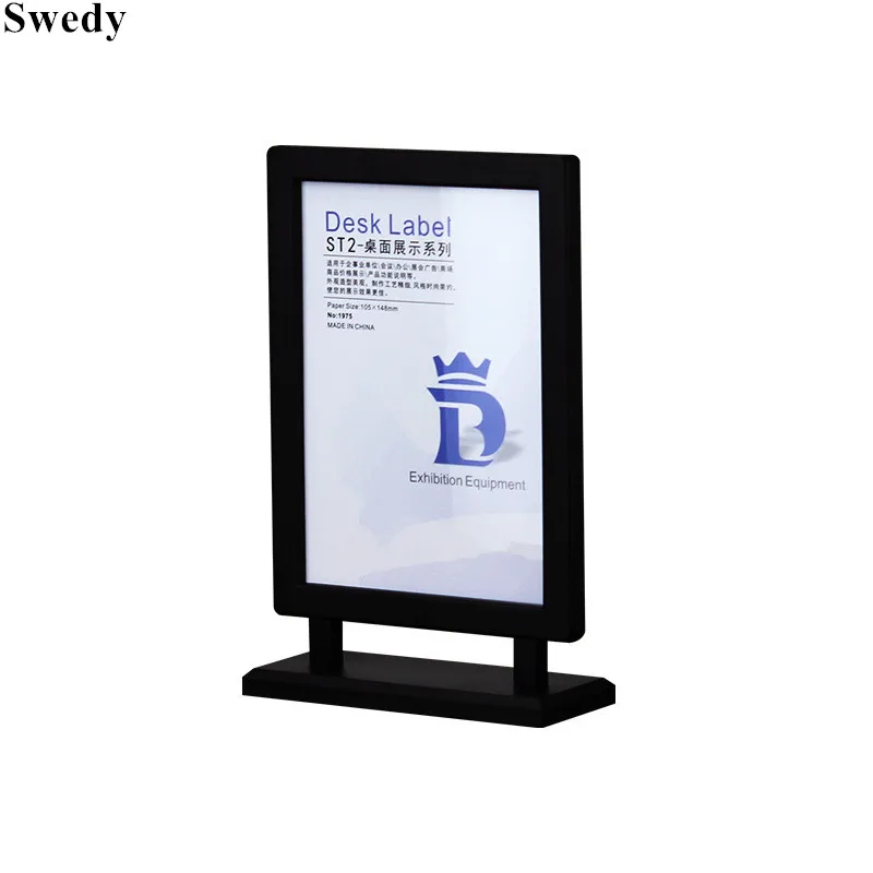 A5 148x210 мм пластиковый держатель для знаков акриловые таблички с именами подставка для номерного стола меню бумага держатель для прайс-лист подставка