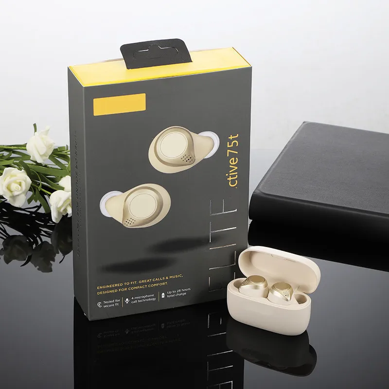 

New High Quality 75tTWS True Wireless Bluetooth Earphones, Sports Earphones, Wireless In Ear Type, One Piece Hair Replacement