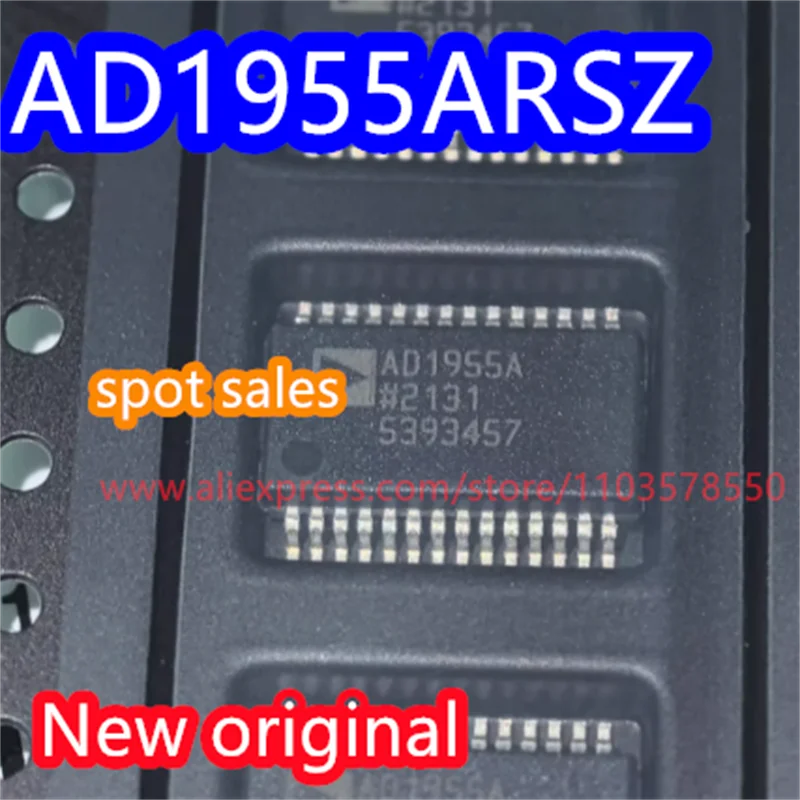 5PCS 100% Brand new original AD1955ARSZ AD1955A package SSOP28 2-channel 120db audio DAC chip AD1955ARS