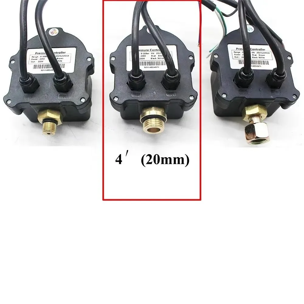WPC-10  Pressure Control Switch Air Compressor Digital LED Display Oil Water Pump Eletronic Sensor With Adapter