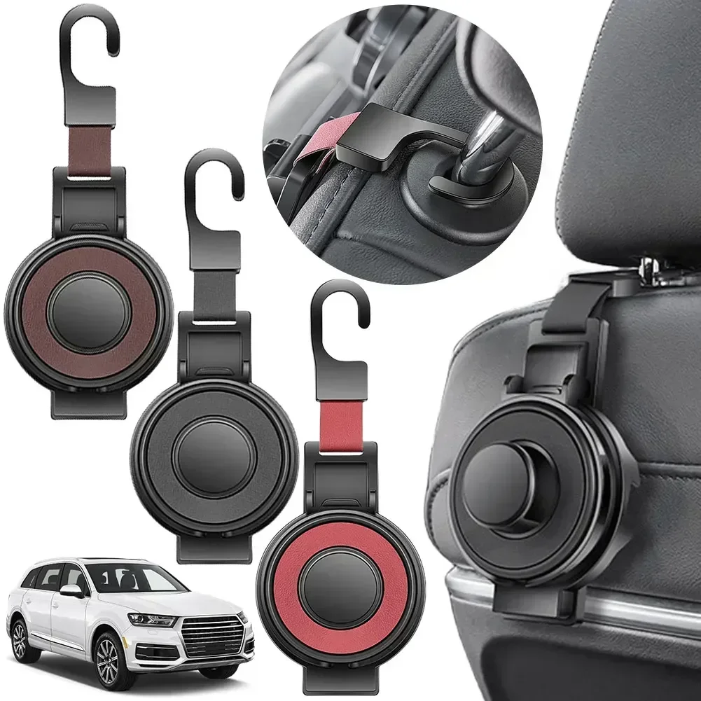 New Car Seat Headrest Hook 3-in-1 Seat Back Hook Car Bracket Car Cup Holder Mobile Phone Bracket Car Interior Accessories