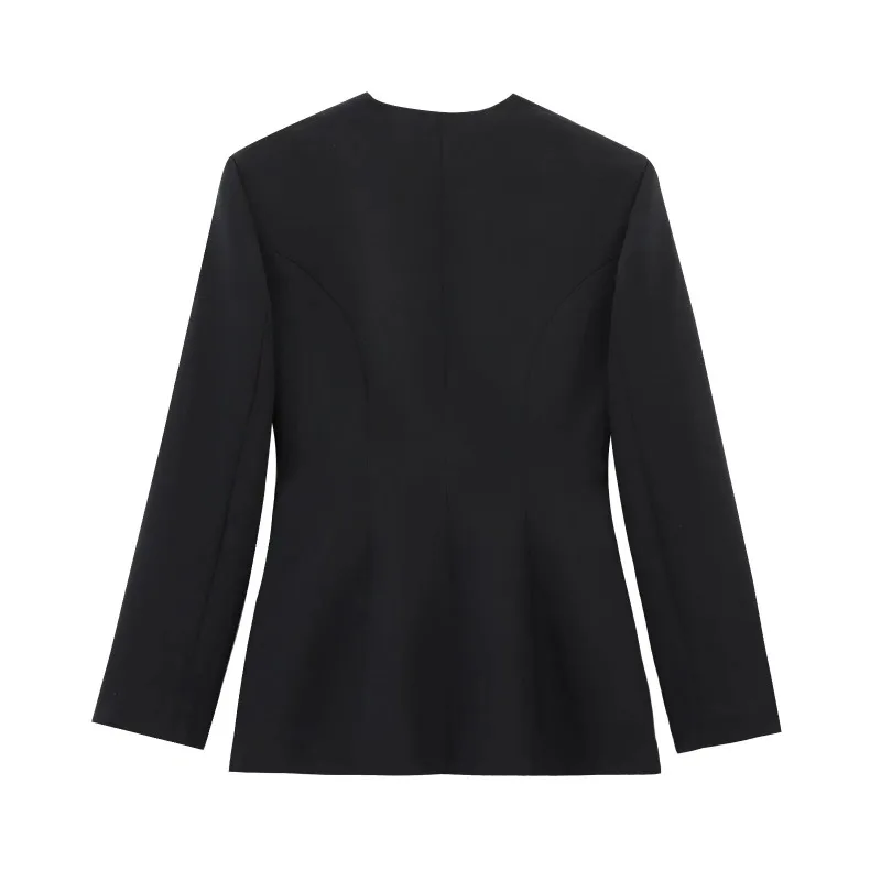 Tailored Coat With Sashes Solid Office Lady Blazers Female Women\'s Autumn Coat Elegant And Pretty Women\'s Coats