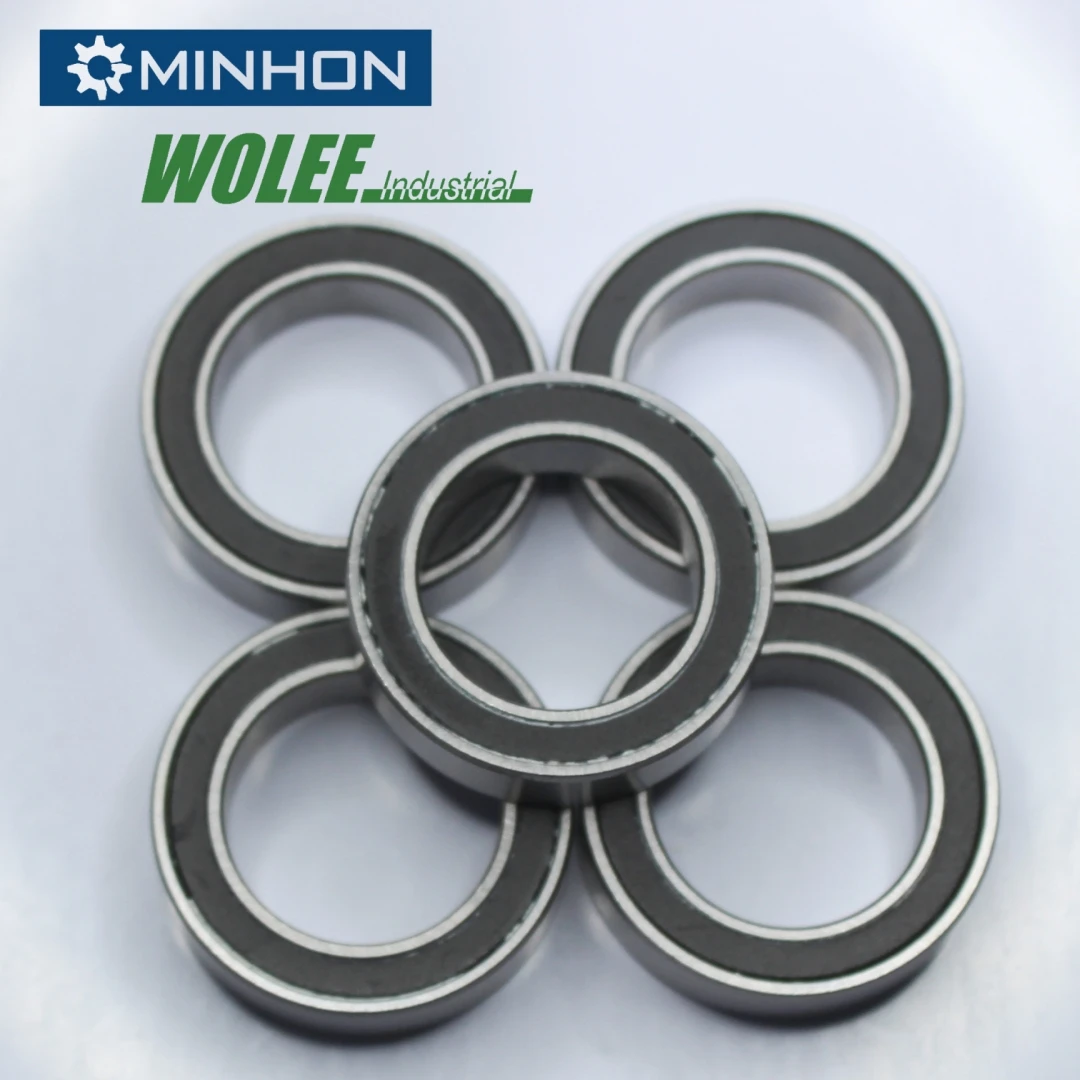 3802-2RS Fiets Dubbele Rij Hoekige Contact Max Complement Kogellager 15X24X7 Mm