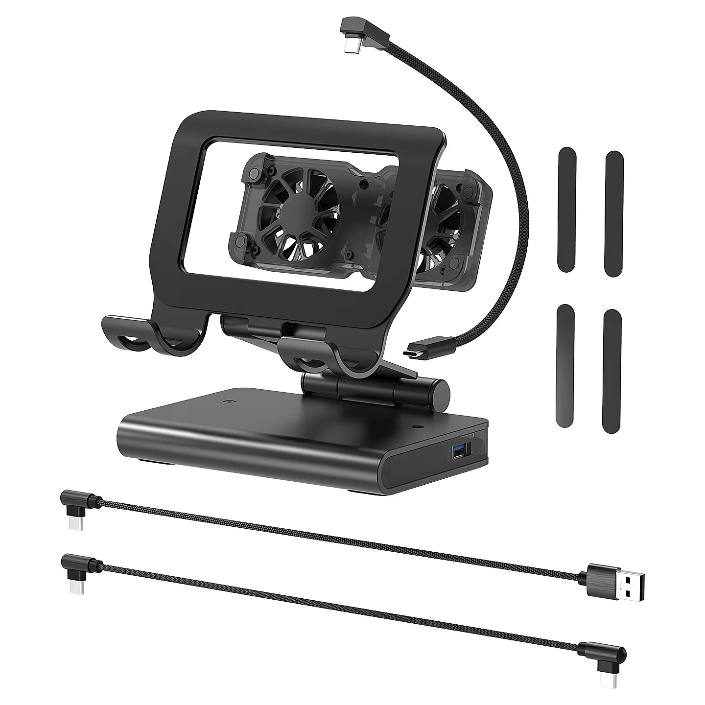 Magnetic Dual-Fan Cooling Dock for ROG Xbox Ally/Ally X, 4K@144Hz HDMI2.1 Expansion Docking Station for ROG Xbox Ally/ Ally X