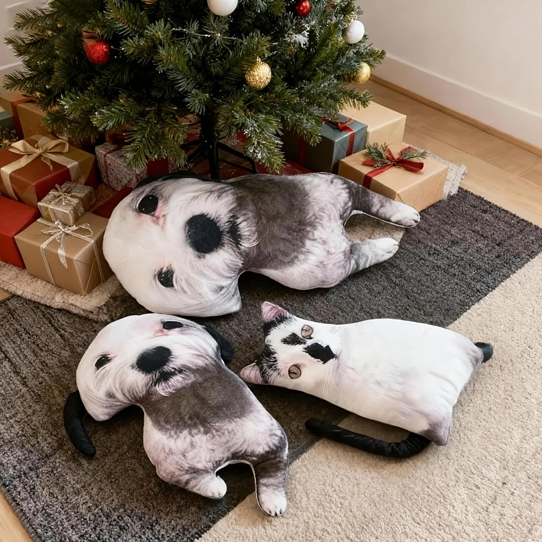 Customized Fun Pet Ugly Cute Commemorative Pillow with Any Shape and Pattern, Double Sided Printing Pillow for Play and Companio