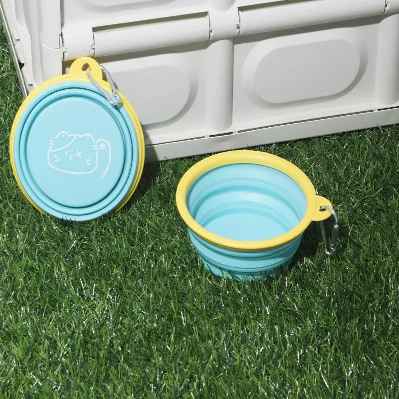 350ml Pet Bowl for Travel Portable and Collapsible for Dogs Cats