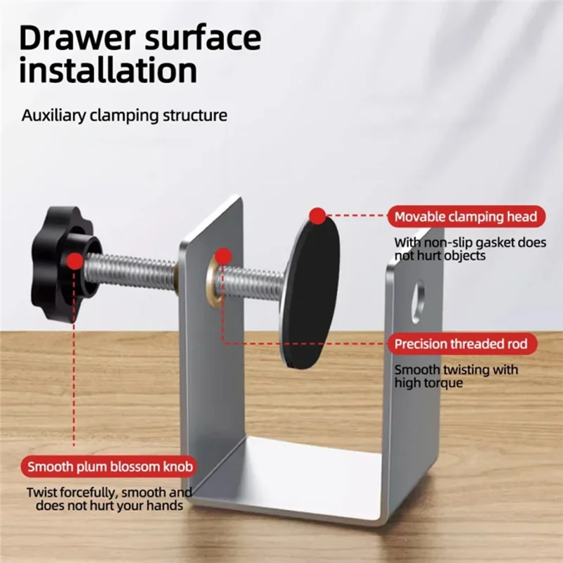 75STO-C Clamp Cabinet Hardware Jig Drawer Fixing Clip For Install Door Drawer Flexible Woodworking Tools