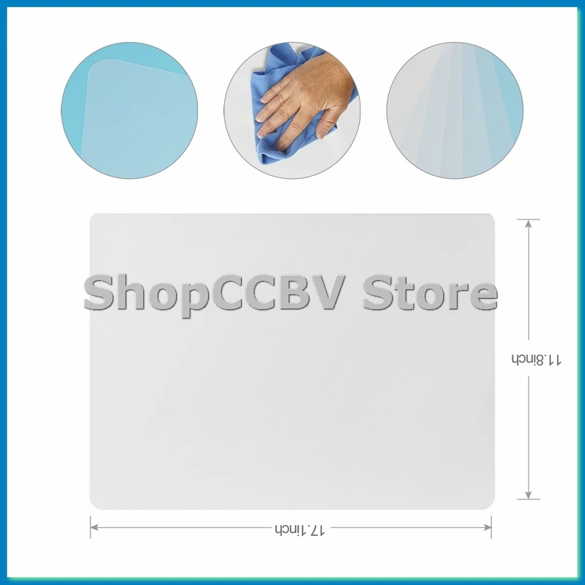 

Transparent Placemat Washable Placemat for Heat- Non-Slip Kitchen Placemat Table (8 Pcs)-A50M