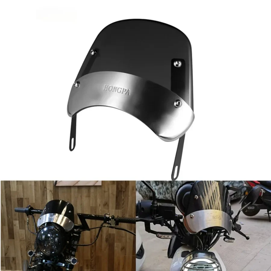 

Cafe Race Motorcycle Vintage Conversion Wind Deflectors for Scooter Electric Bike Cafe Race Scrambler Bobber Tracker Chopper