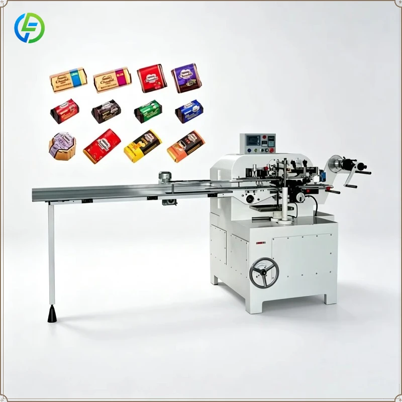Semi-Automatic Chocolate Folding Packing Machine Fold Wrapper for Chocolate Food-Grade Easy Operation FL Customized