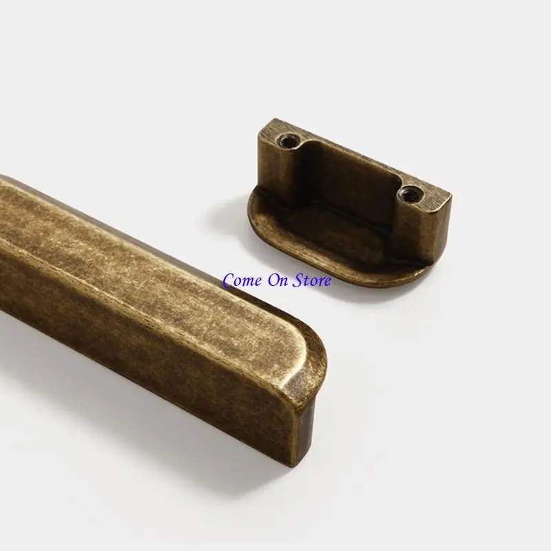 M6CF Vintages الخزانات البرونزية العتيقة مقابض الأبواب مجموعة من تصاميم 2 من الزخارف المنزلية وتجديد الأثاث