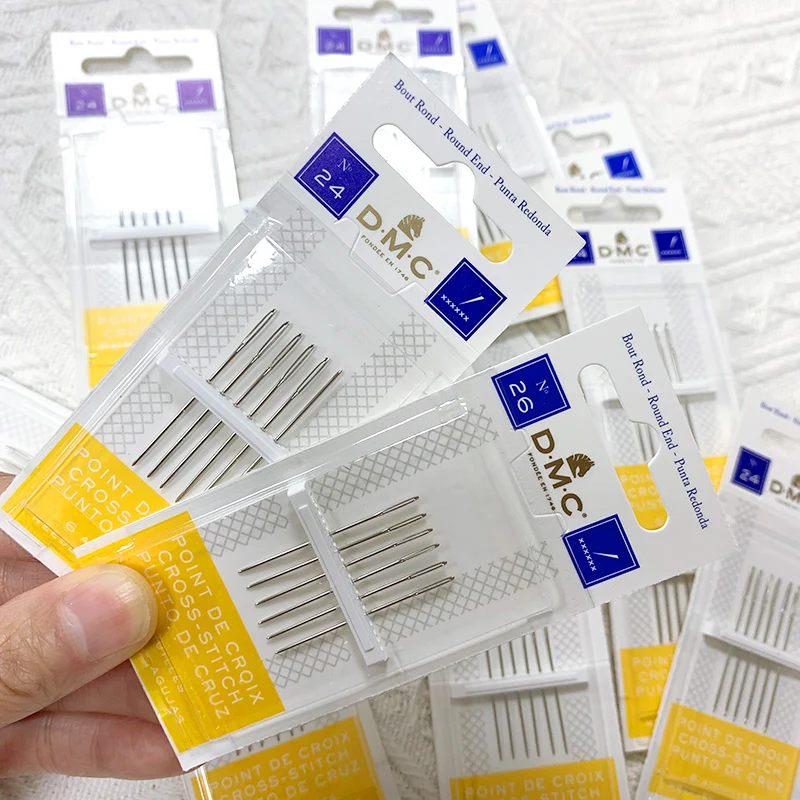 

Silver Tail Embroidery Needle 26 Cross Stitching Tool Special Use Anti-pri Hand Easy to Use Cross Stitching Kit Accories