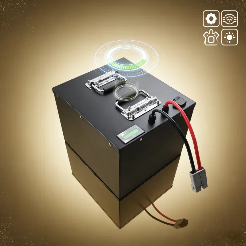 48V 90Ah LiFePO4 Battery w/Bluetooth BMS, RS485 & 58.4V 10A Charger – Powerhouse for Inverters & Solar Energy Storage