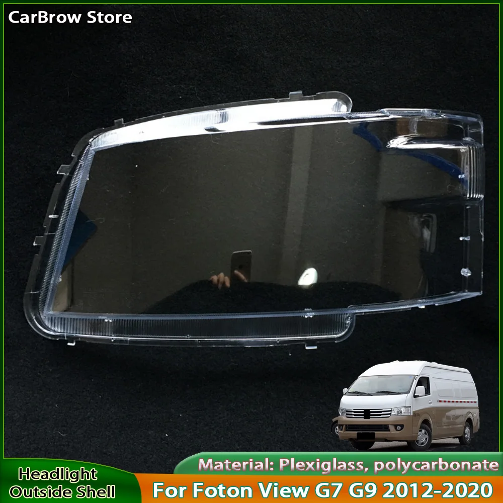 

Headlight Shell Lens Auto Replacement Parts For Foton View G7 G9 2012-2020 Front Headlamp Cover Transparent Mask Lamp Shade