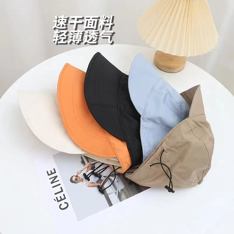 2022 Sun Visor Pull-Out Rope Breathable Fast Dry Foldable Fisherman's Visor For Women