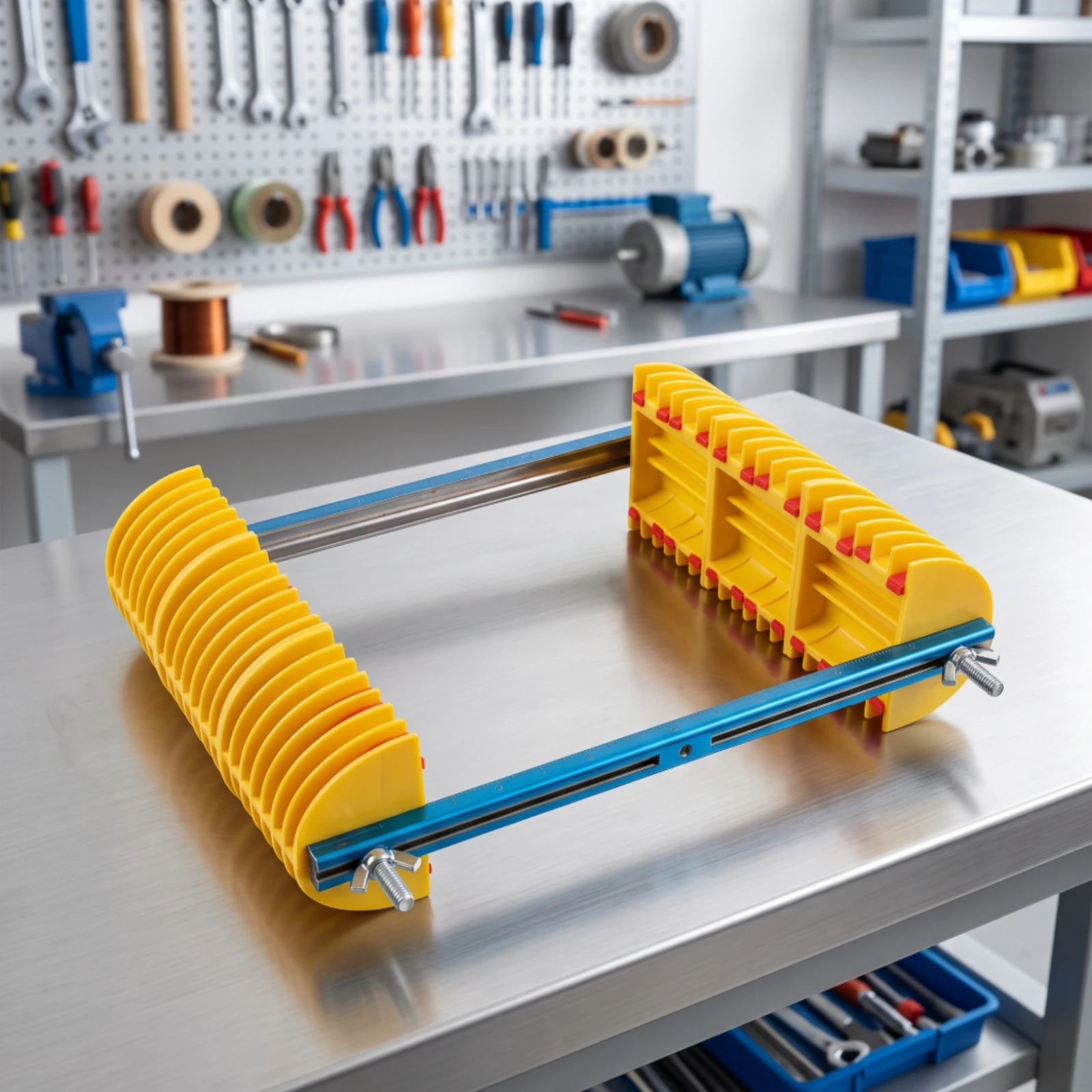 Coil Winding Mold Wear-Resistant Motor Winding Mold Tool Adjustable Efficient for Electricians, Pump Servicing