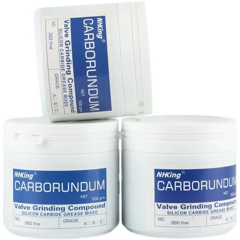 500g Nhking Carborundum Steel Sanding Paste Grinding Compound Engine Cylinder Grinding Paste 362 360fine