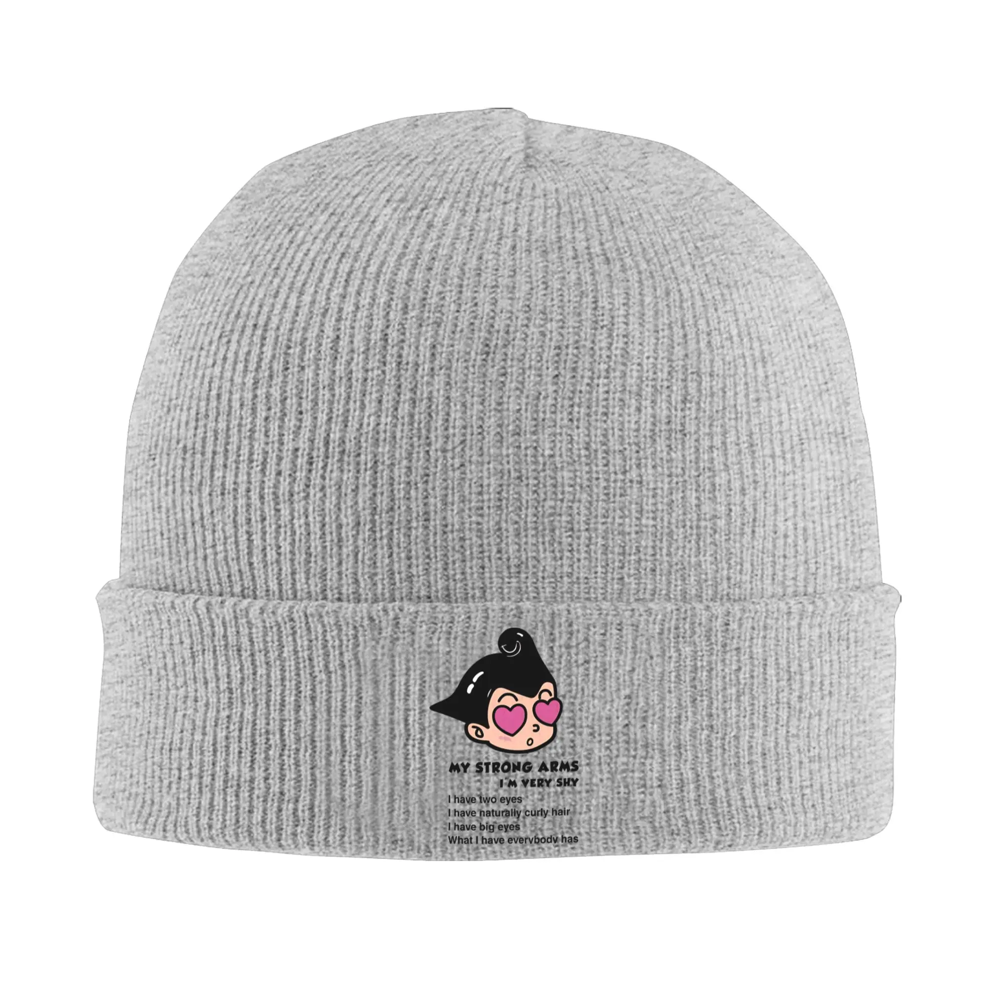 My Strong Arms Astroboy Knitted Hat Women's Men's Beanie Winter Hat Acrylic Astro Boy Warm Melon Cap