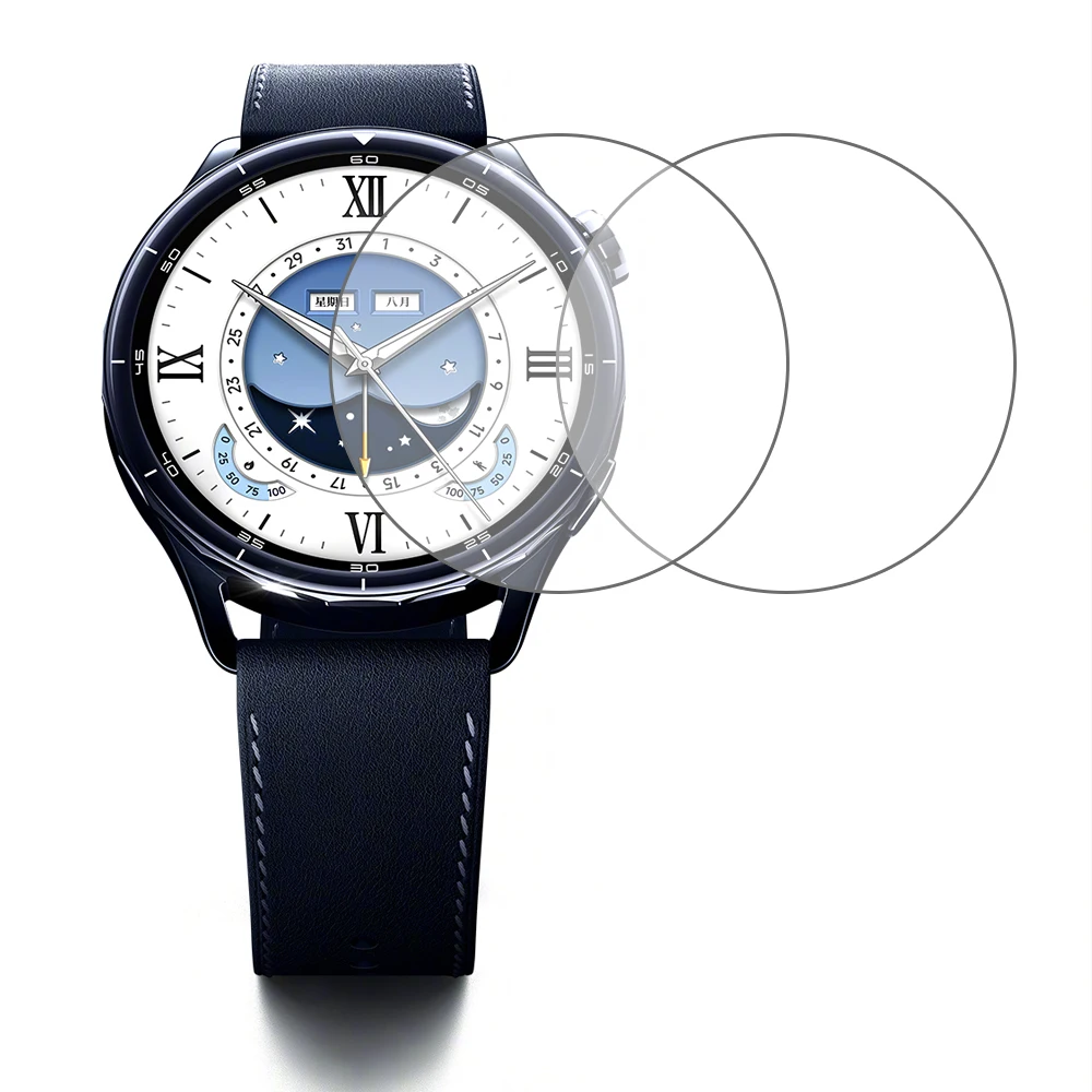 

2 шт. Защитная пленка для экрана Xiaomi Watch S5 из закаленного стекла 2.5D HD - прозрачная