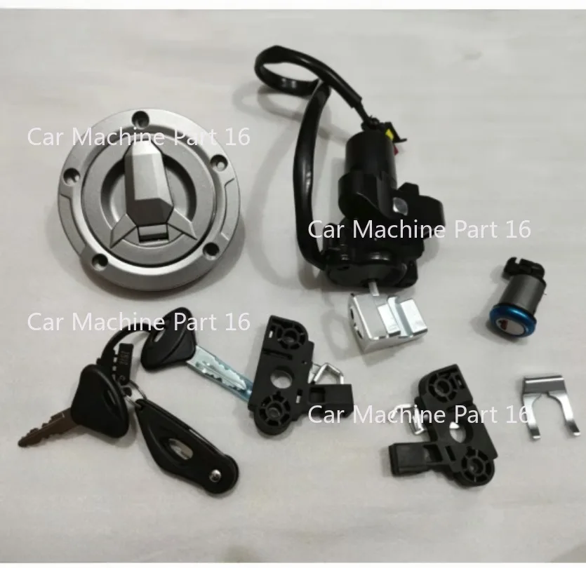 For Qjmotor SRK400  SRK 400 Motorcycle Set Lock Full Car Lock Key Electric Door Fuel Tank Cover Start Switch
