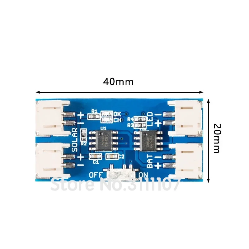 Mini Solar Lipo Lithium Battery Charging Charger Board CN3791 CN3163 CN3065 modulo Controller regolatore pannello solare con cavo