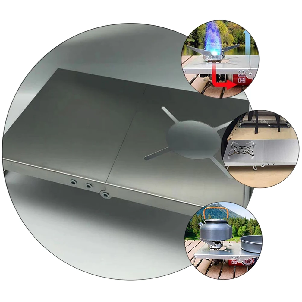 

Outdoor Stove Stand Burner Folding Camp Stoves Camping Supporting Stainless Steel Pot Shelf